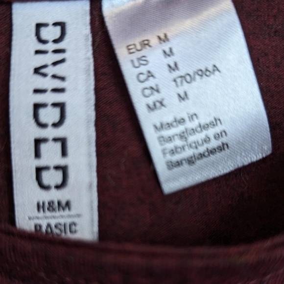 Divided by H&M Basic Burgundy Red Heather Sleeveless Dress - Picture 5 of 5